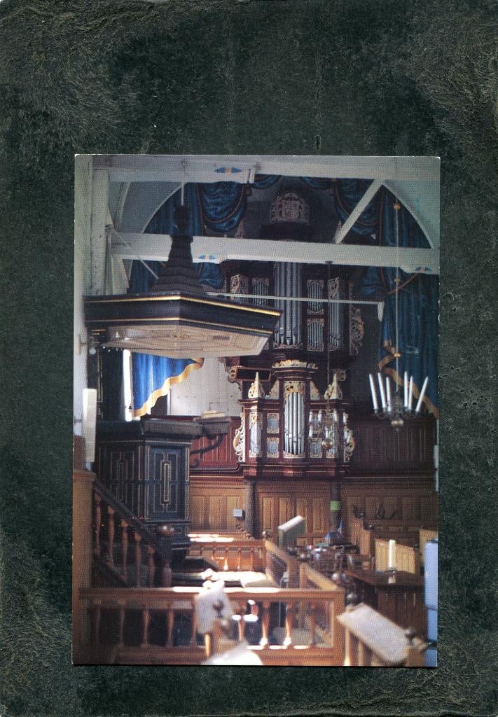 Ansicht Boksum - Interieur Margaretha Kerk, Verzenden, 1980 tot heden, Ongelopen