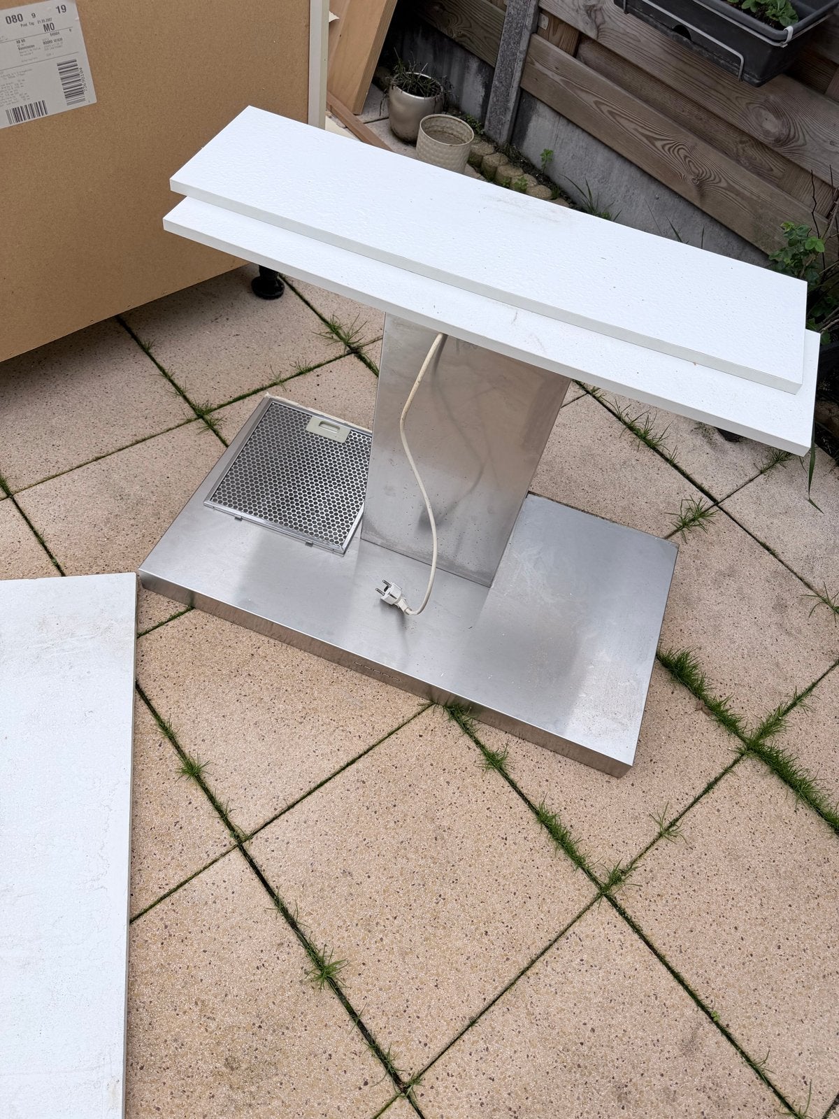 Afzuigkap met verlichting, Ophalen, Gebruikt, Vrijstaand, Overige typen
