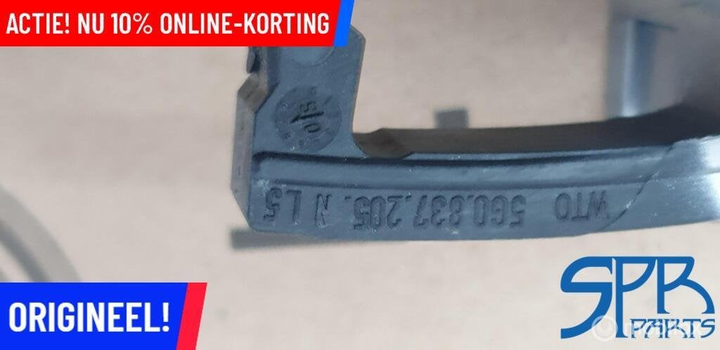 GOLF 7 VII LB7W LINKS Deurgreep Linksvoor Linksachter GREEP, Volkswagen, Nieuw, Ophalen of Verzenden