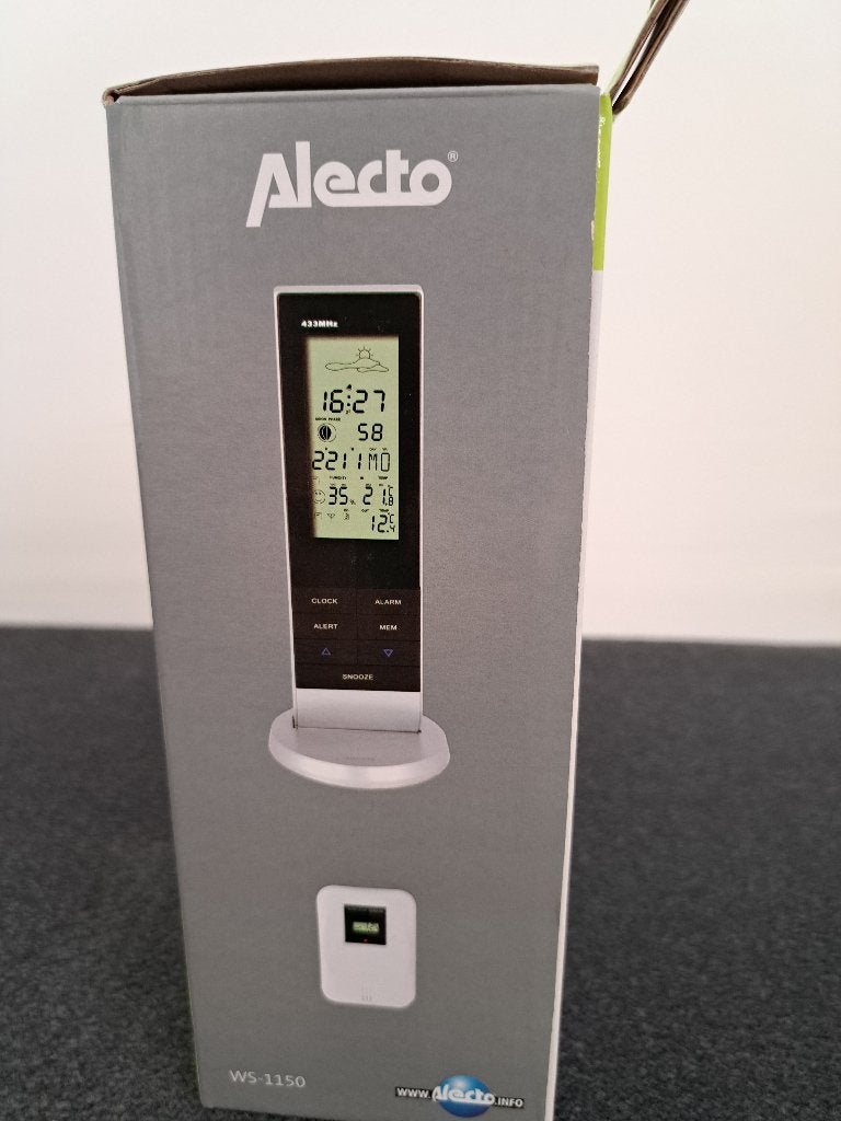 Alecto weerstation, Ophalen of Verzenden, Zo goed als nieuw, Weerstation