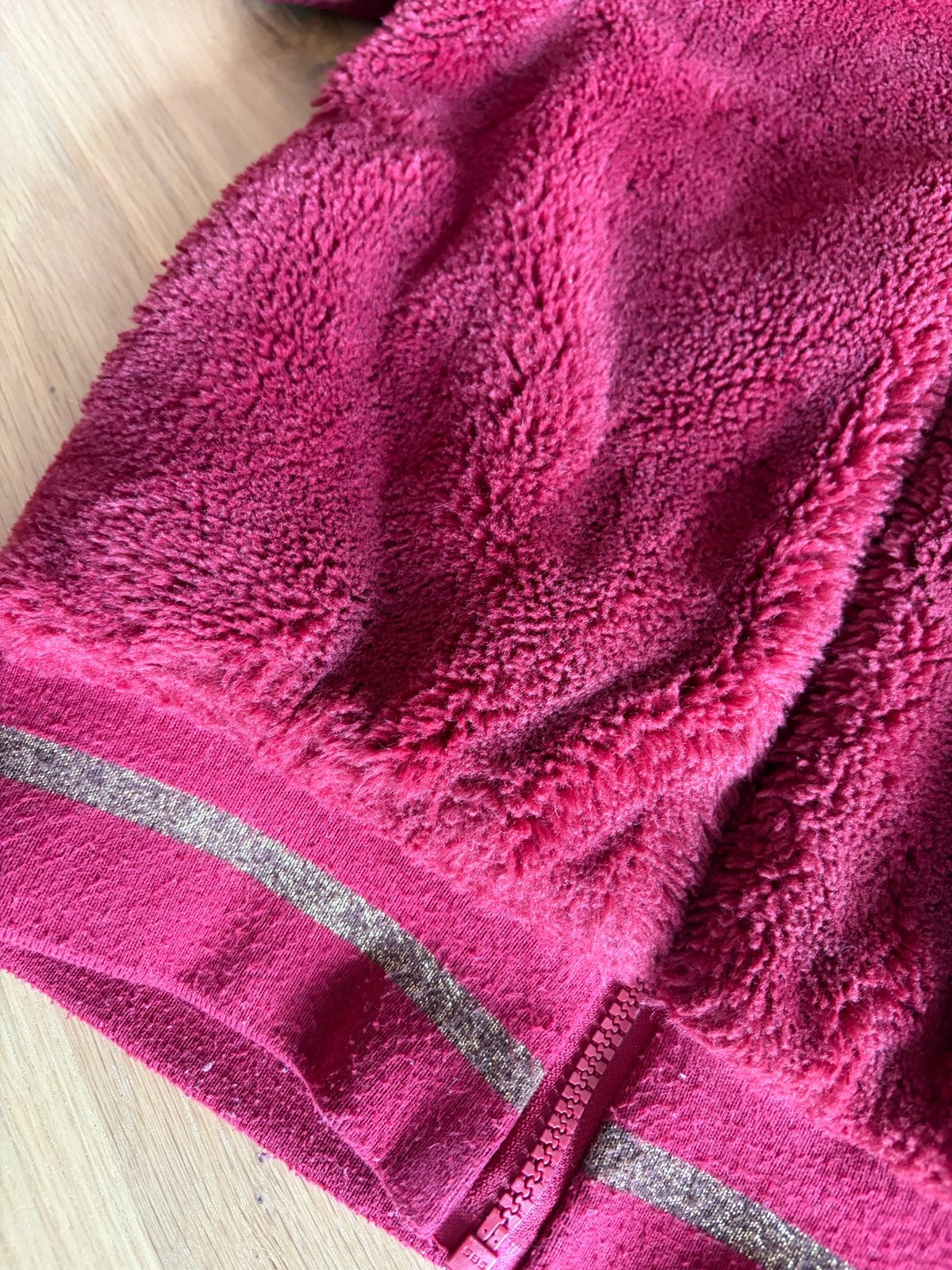 Looxs Revolution Rode fleece /bont Jas Maat 140, Ophalen of Verzenden, Gebruikt, Meisje, Jas