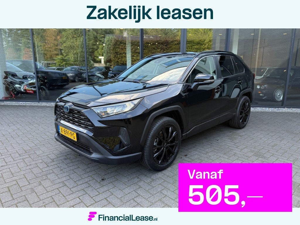 Toyota RAV4 2.5 HYBRID,LED,Carplay,Clima,Adapt Cruise,Lane A, Automaat, Gebruikt, 4 cilinders, Zwart