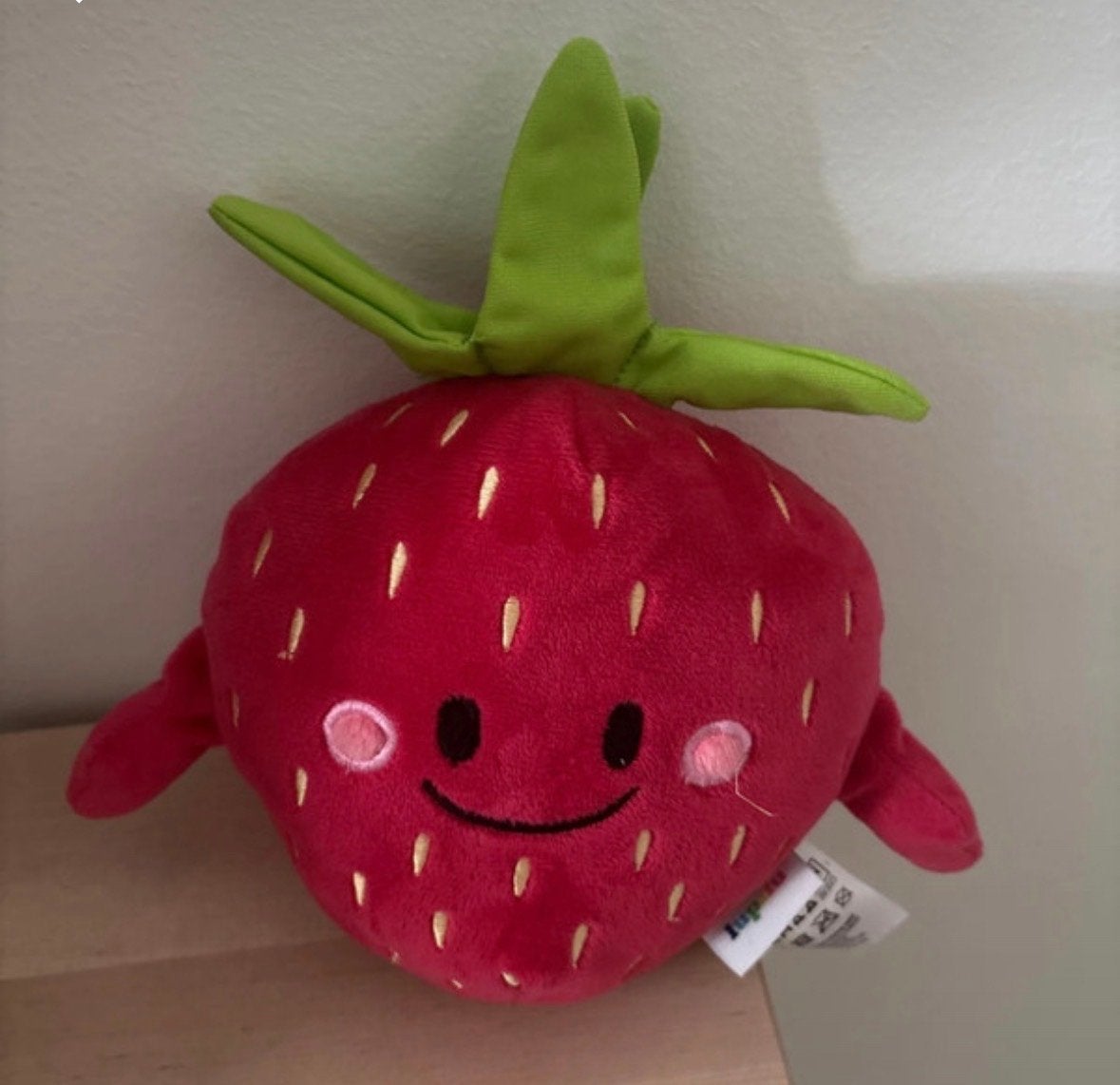 Nieuwe aardbei knuffel zonder prijskaartje, Kinderen en Baby's, Overige typen, Nieuw, Ophalen of Verzenden, Met label