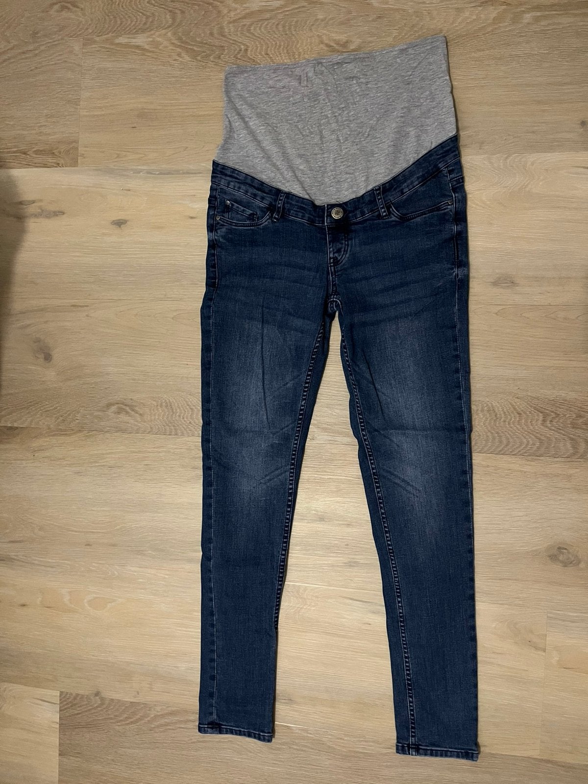 Zwangerschaps jeans maat 40 (esmara), Maat 38/40 (M), Blauw, Ophalen of Verzenden, Zo goed als nieuw