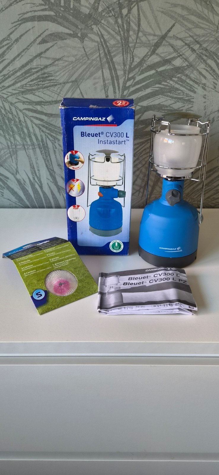 Campingaz Bleuet CV300 L gaslamp - Zo goed als nieuw, Ophalen, Zo goed als nieuw