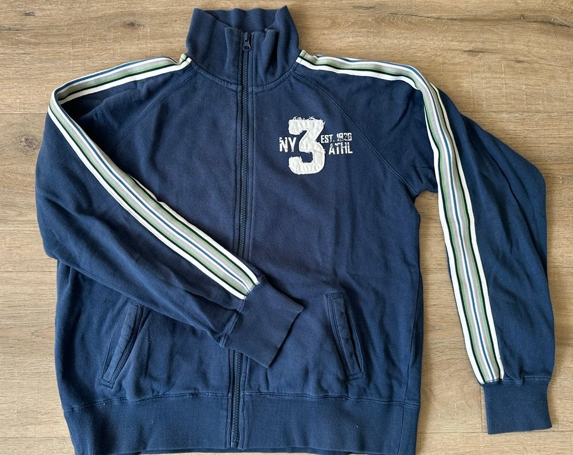 Vest donkerblauw HEMA 158 - 164, Ophalen of Verzenden, Zo goed als nieuw, Jongen, Trui of Vest