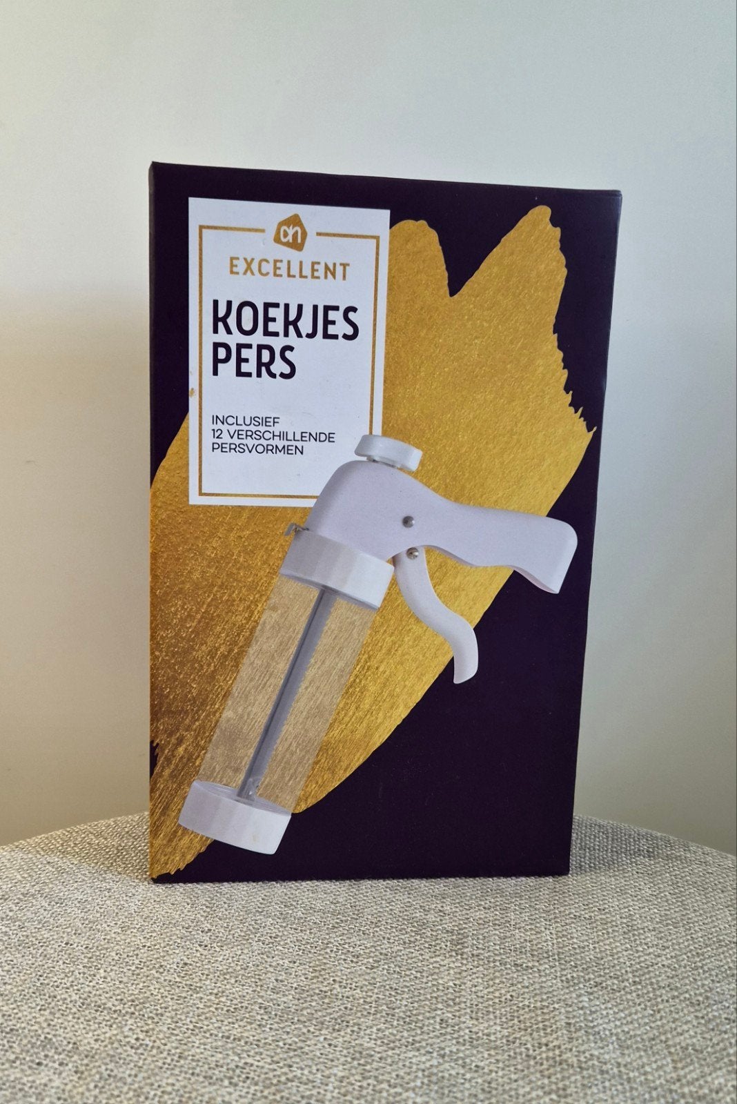 AH Excellent Koekjespers met 12 Vormen - Nieuw, Overige typen, Kunststof, Nieuw, Ophalen of Verzenden