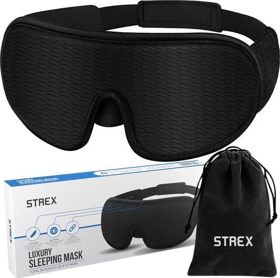 Slaapmasker - 3D Ergonomisch - 100% Verduisterend, Ophalen of Verzenden, Nieuw, Overige typen