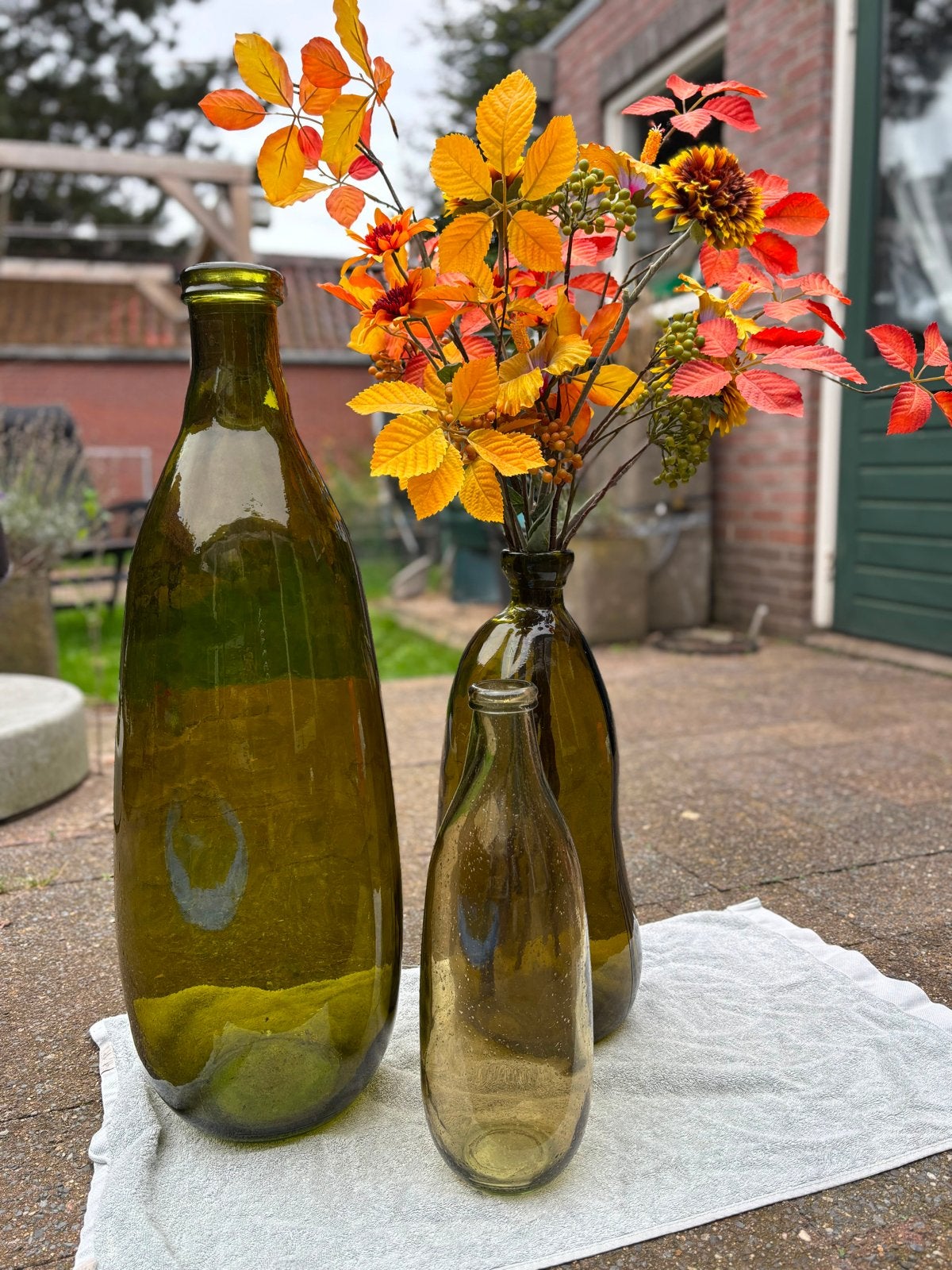 Set van 3 Intratuin Mica Decorations vazen met takken, Ophalen