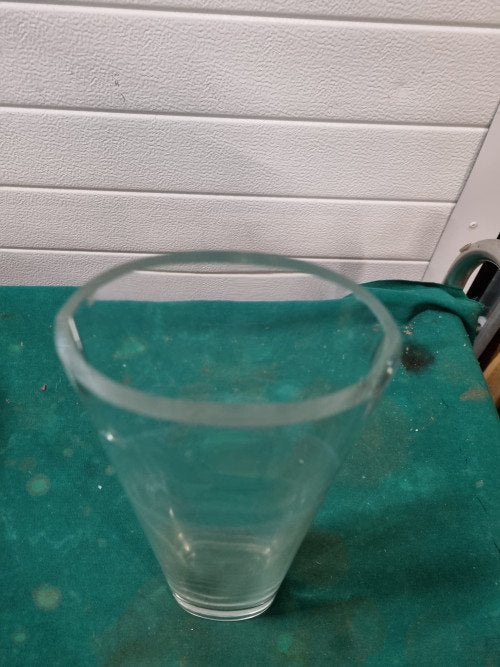 vaas glas dikke bodem, Ophalen of Verzenden