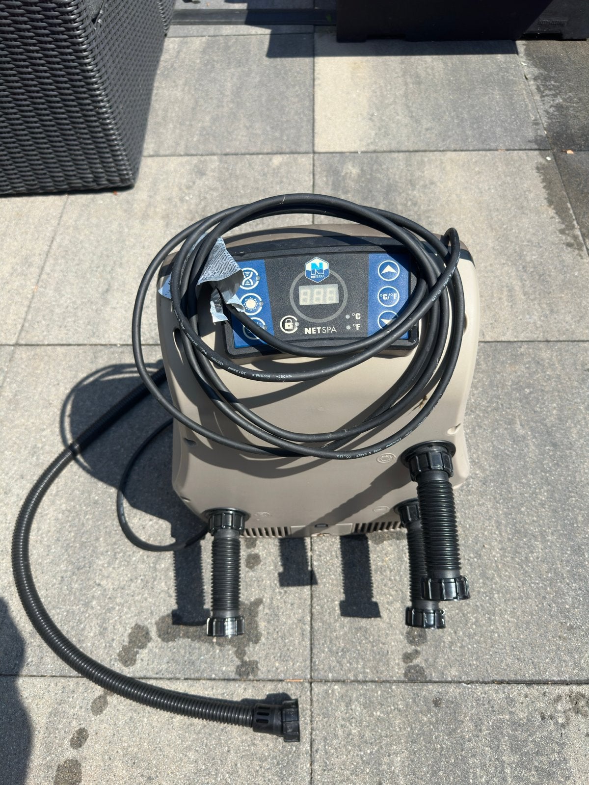 Netspa motoreenheid voor opblaasbare spa, Tuin en Terras, Ophalen, Gebruikt, Pomp, Opblaasbaar