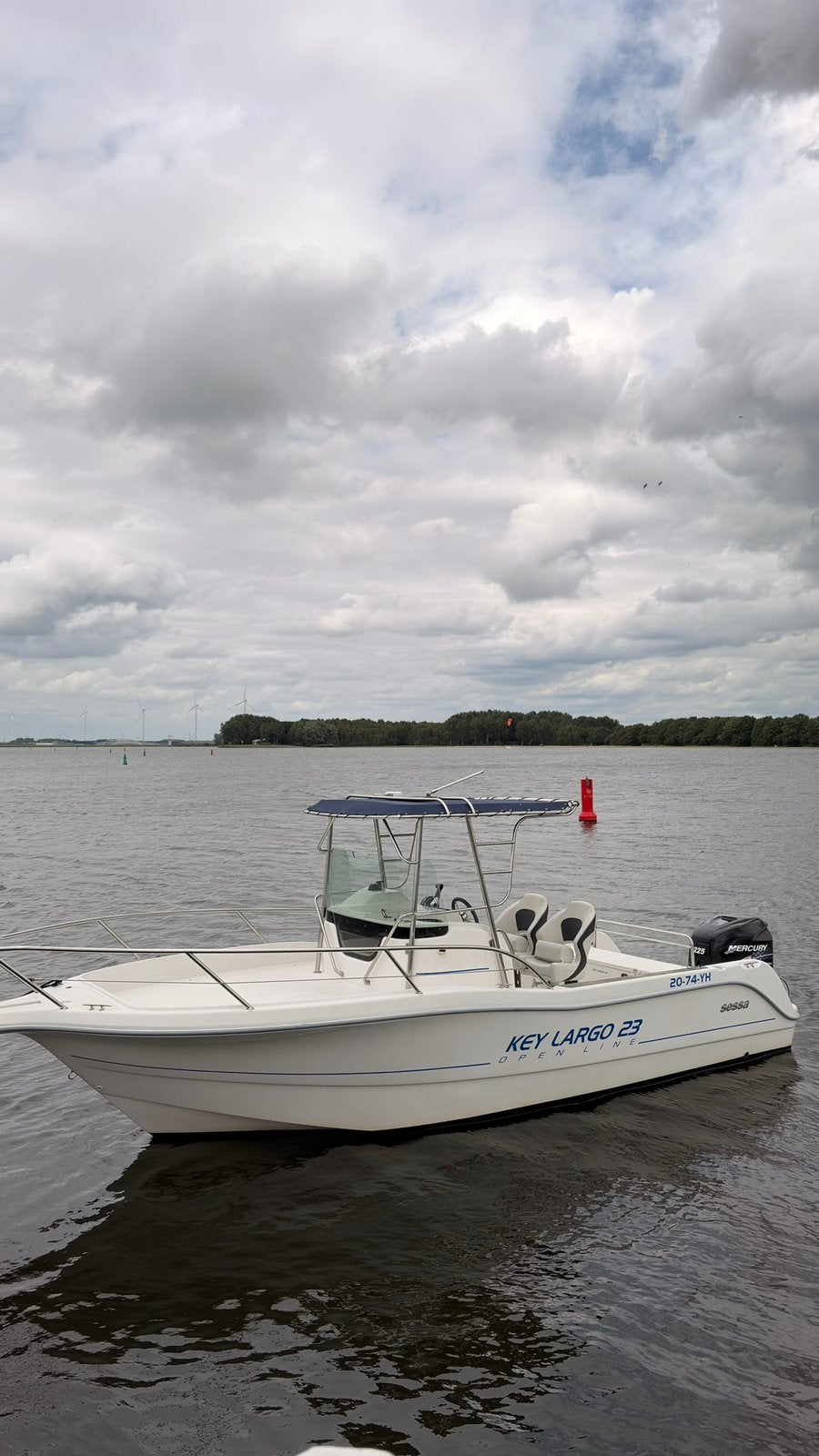 SESSA Key Largo 23 v.z.v 225 Pk Mercury 4 TAKT SALTWATER, Overige merken, Viertaktmotor, 225 pk, Zo goed als nieuw