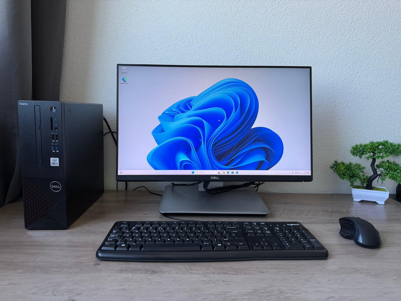 Complete Dell i5 PC Set | 24" Scherm | Snelle SSD Windows 11, Computers en Software, Desktop Pc's, Met monitor, ., 8 GB, Refurbished