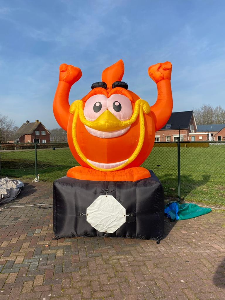 Opblaasbare wuppie te huur!, Ophalen, Zo goed als nieuw, Verjaardag