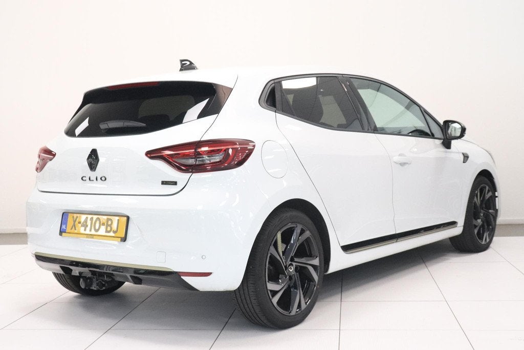 Renault Clio 1.6 E-Tech Hybrid 145 E-Tech Engineered | BOSE, Auto's, Gebruikt, Met garantie (alle), Leder en Stof, Wit