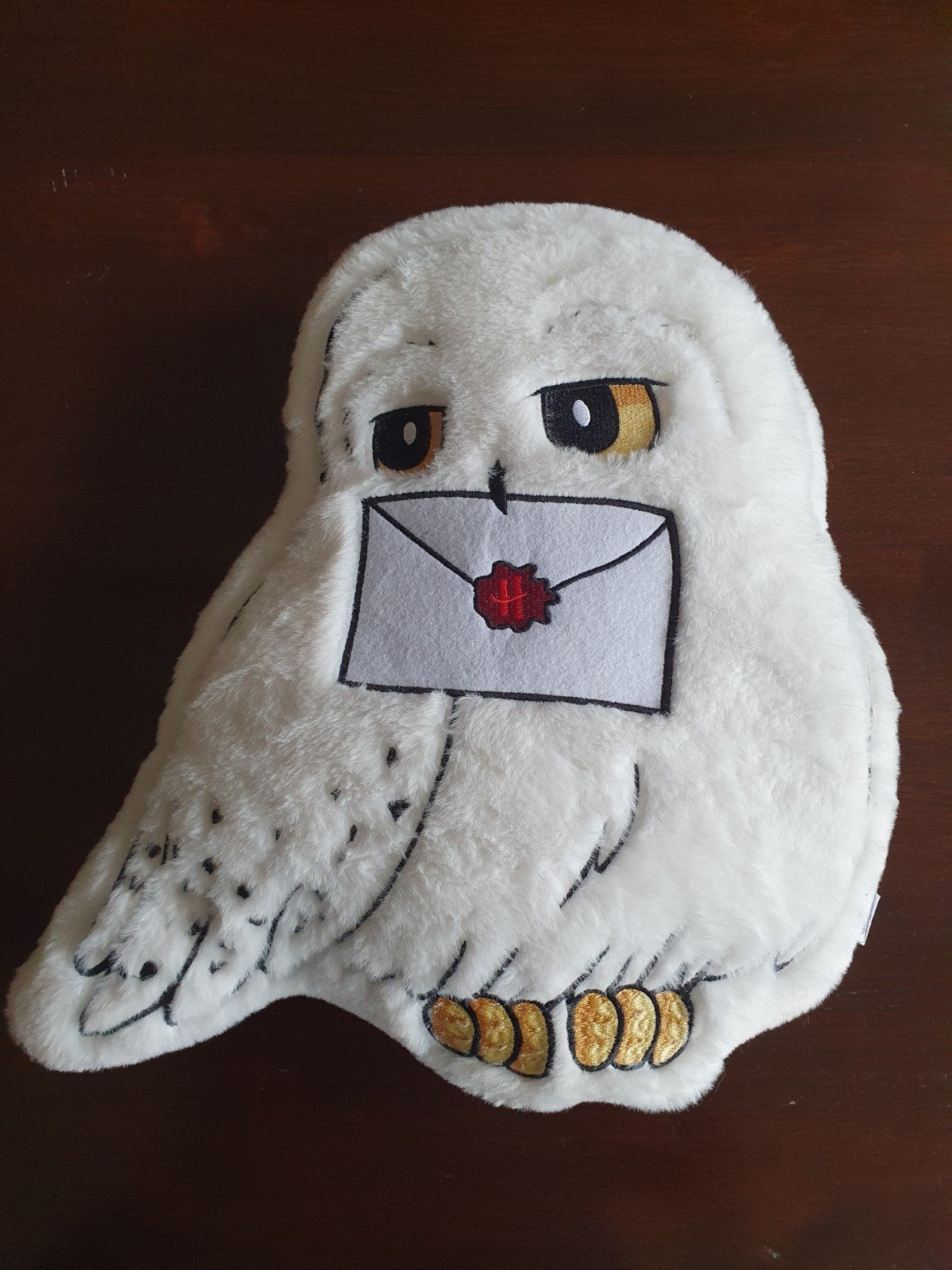 Harry Potter Hedwig kussen - Zo goed als nieuw, Ophalen of Verzenden, Zo goed als nieuw, Overige typen
