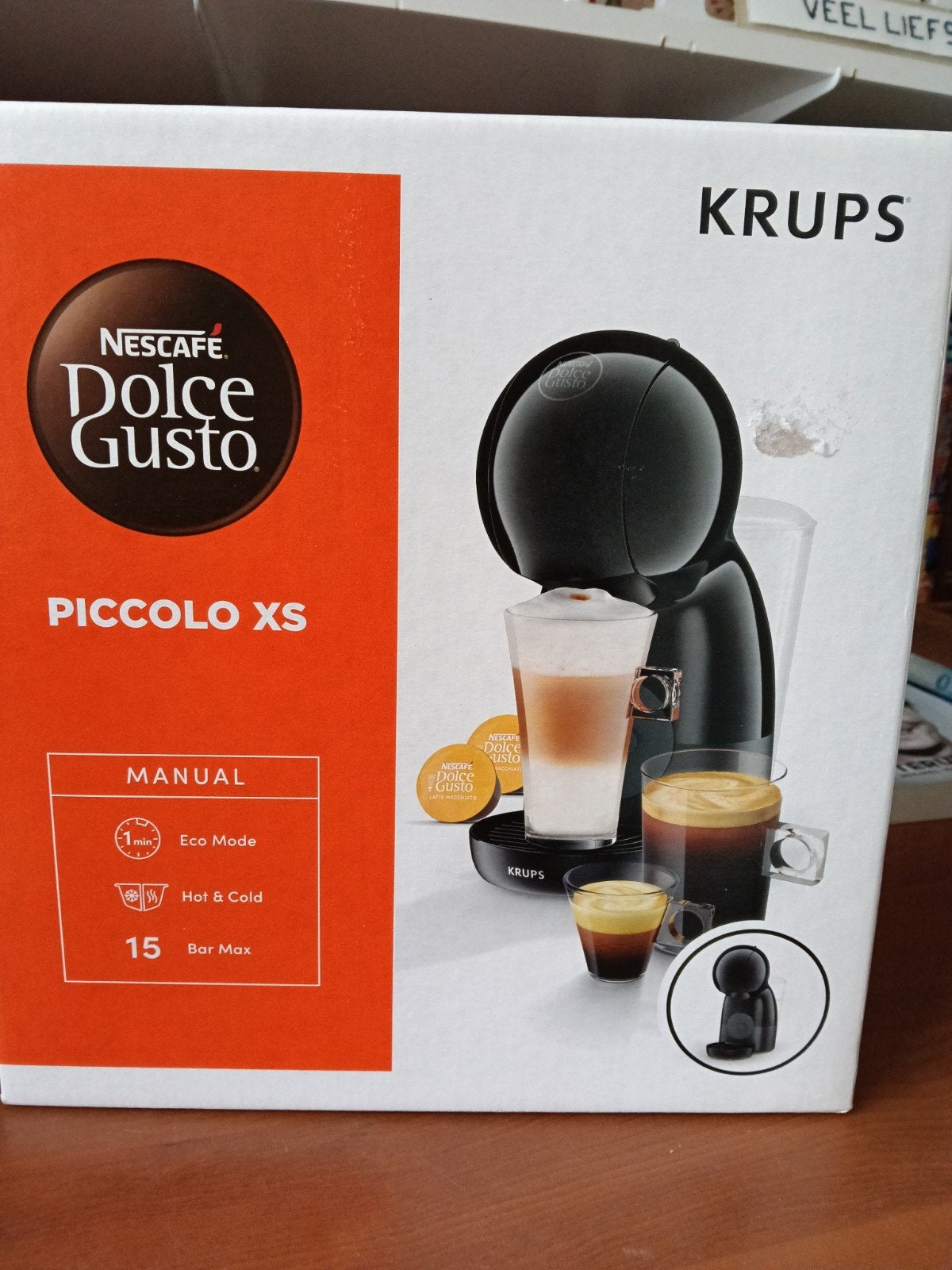 Nescafé Dolce Gusto Piccolo XS Krups Koffiezetapparaat, Witgoed en Apparatuur, Koffiepads en cups, Ophalen of Verzenden, 1 kopje