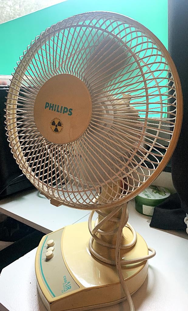 Beschikbaar Ventilator Philips HR 3236 + Oscillatief. L< >R, Ophalen, Gebruikt, Tafelventilator