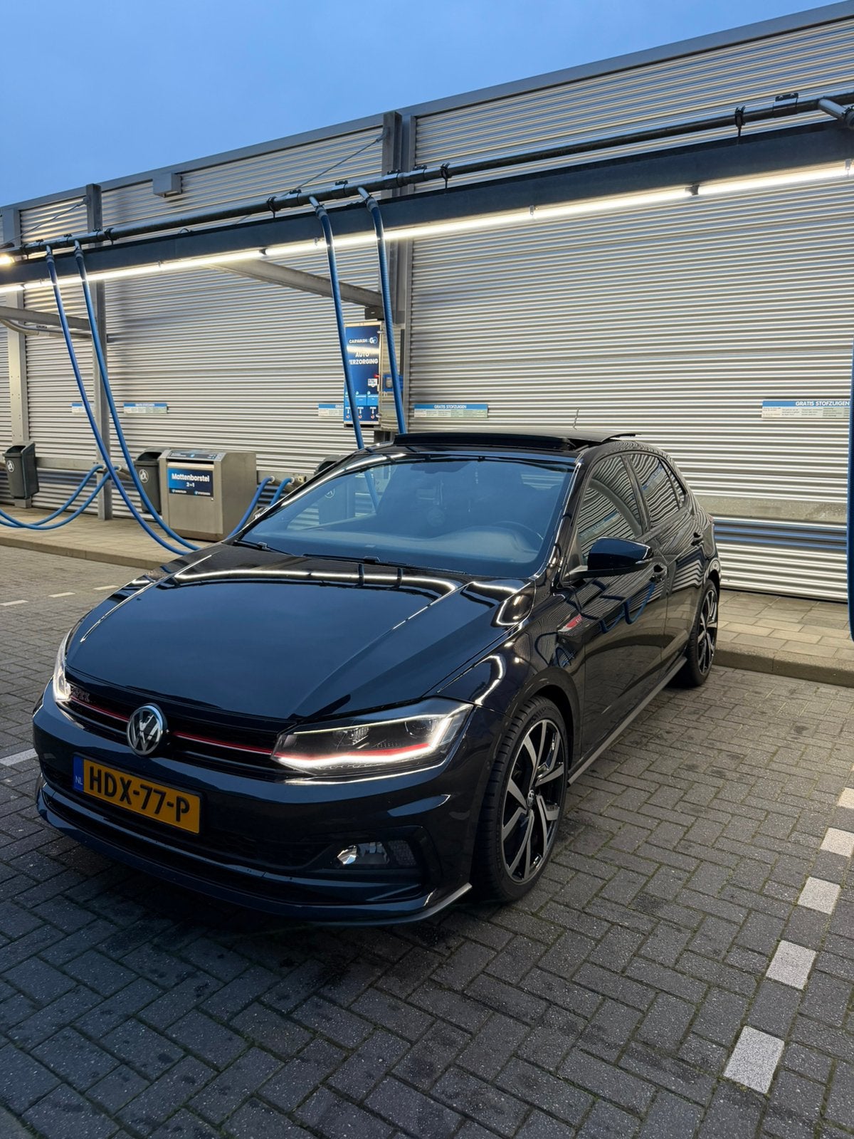 Volkswagen Polo 2.0 TSI 260pk 6-DSG 2019 Zwart, Auto's, 4 cilinders, 1984 cc, Zwart, 14 km/l