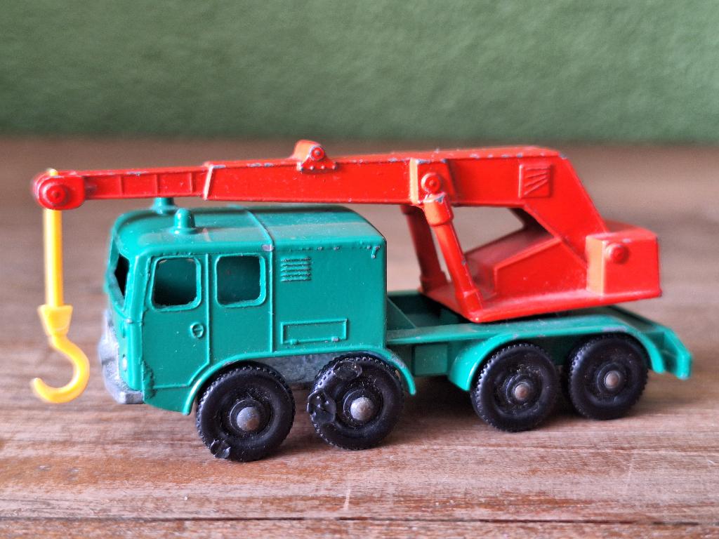 Matchbox 8 wiel kraanwagen nr 30 uit 1968, Ophalen of Verzenden, Gebruikt, Bus of Vrachtwagen