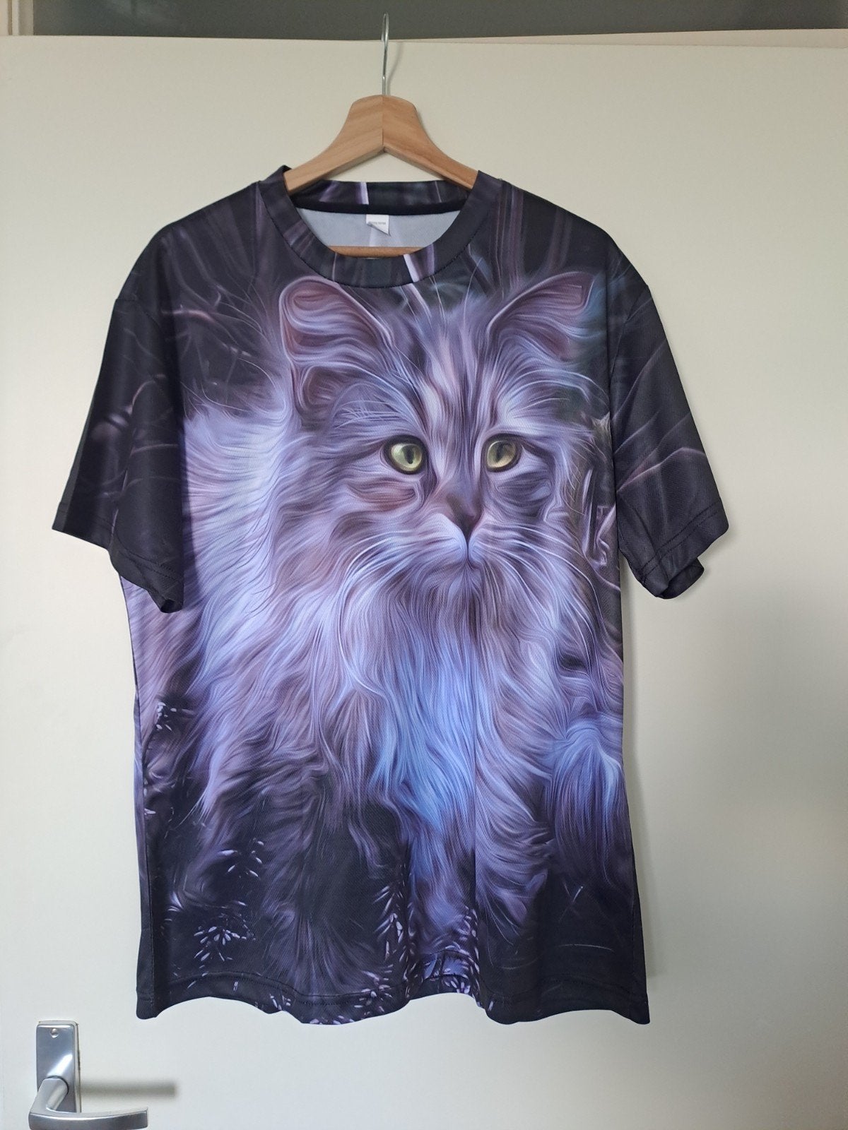 Nieuw maat XL t-shirt met schitterende kat, Ophalen of Verzenden, Nieuw, Maat 56/58 (XL)