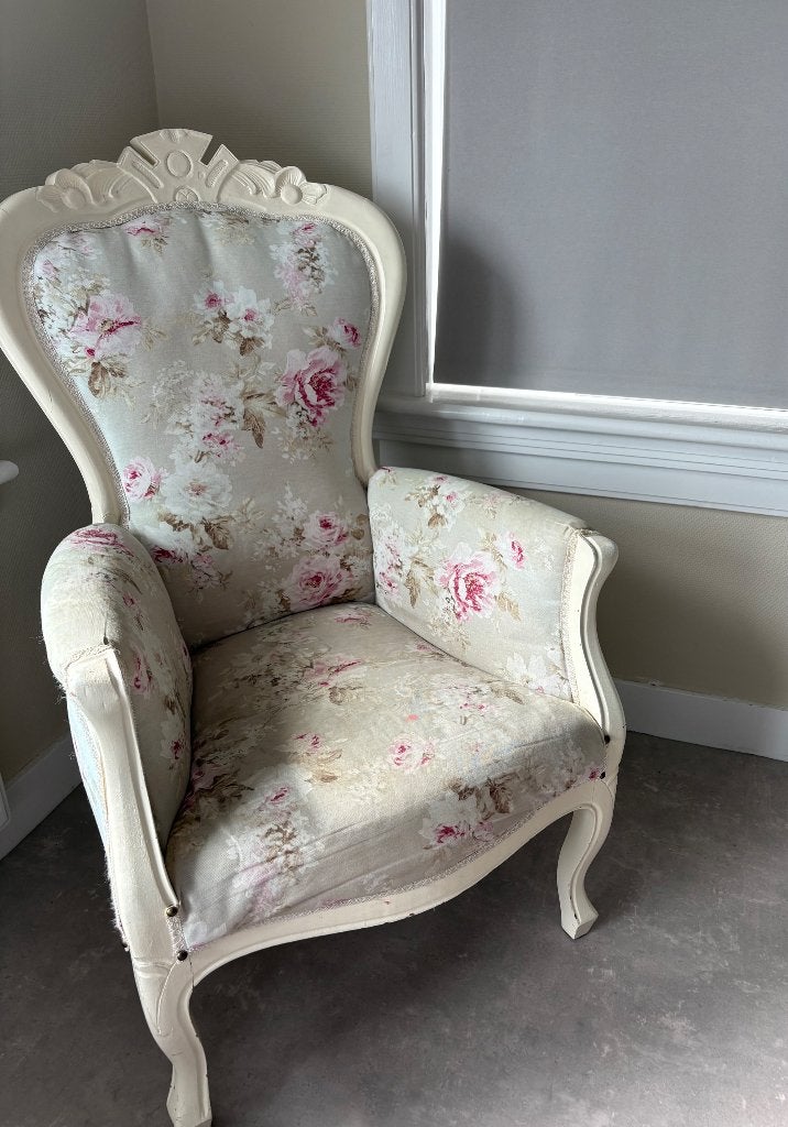 Gratis ophalen Brocante  Stoel, Ophalen, Gebruikt, Overige kleuren, Stof