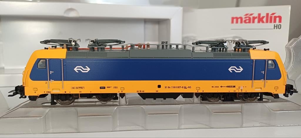 Märklin 36629 Traxx Elektrische locomotief serieE 186 van NS, Wisselstroom, Locomotief, Ophalen of Verzenden, Märklin