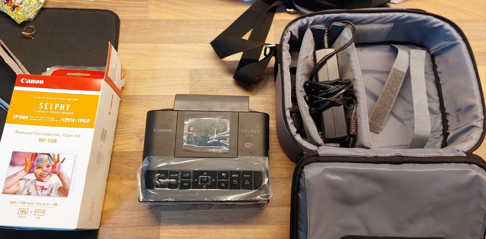Canon Selphy CP1200 Fotoprinter met accessoires - DEFECT, Computers en Software, Fotoprinter, Canon, Ophalen of Verzenden, Niet werkend