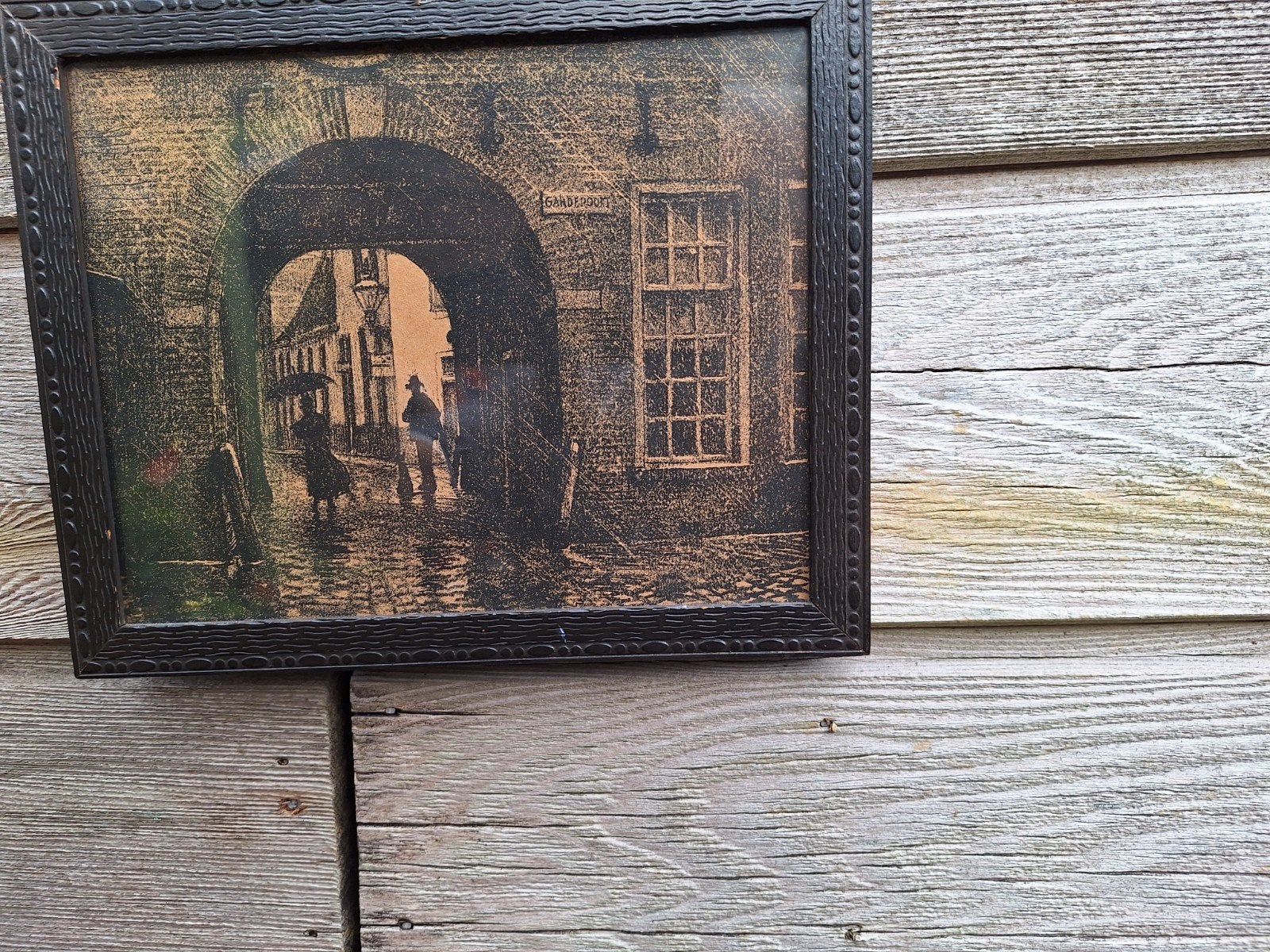 Set van 3 ingelijste prenten van Groningen, Ophalen of Verzenden, Prent, Ingelijst