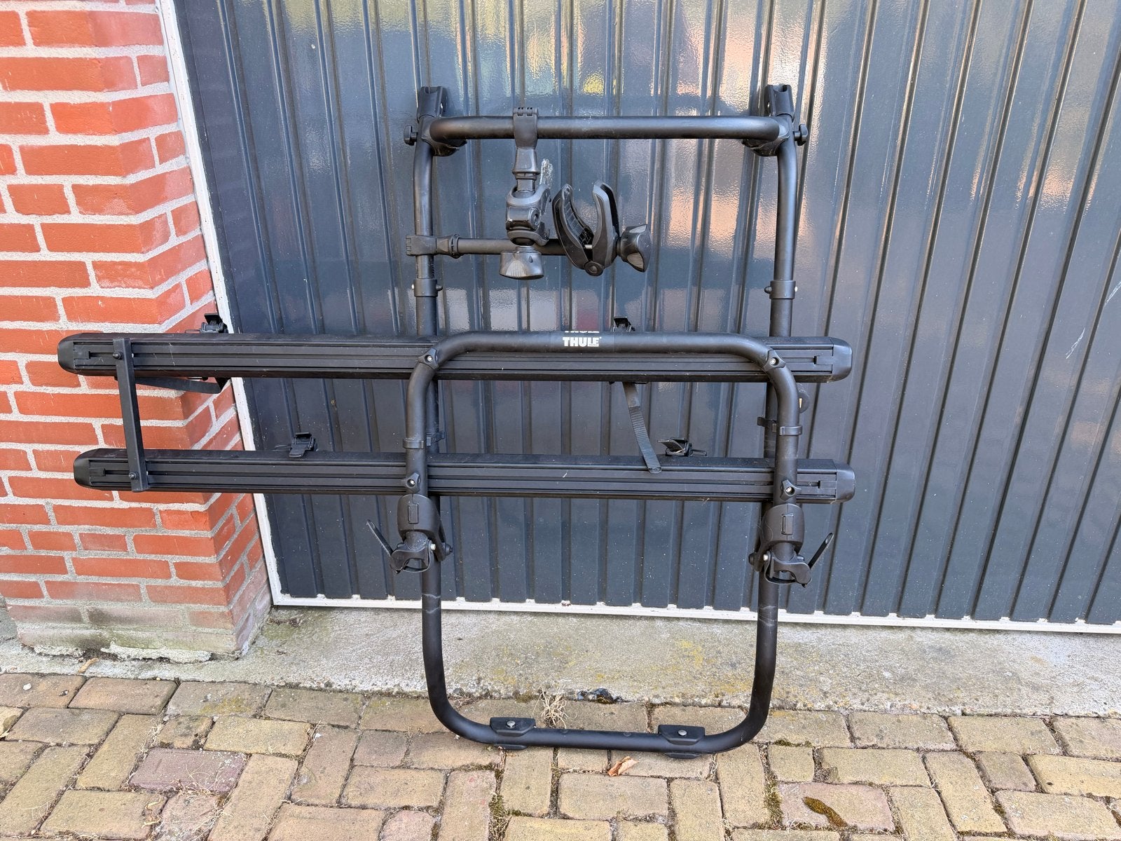 Thule Elite  voor camper of bus– zonder bevestigings rails., Ophalen, 2 fietsen, Gebruikt, Achterklepdrager