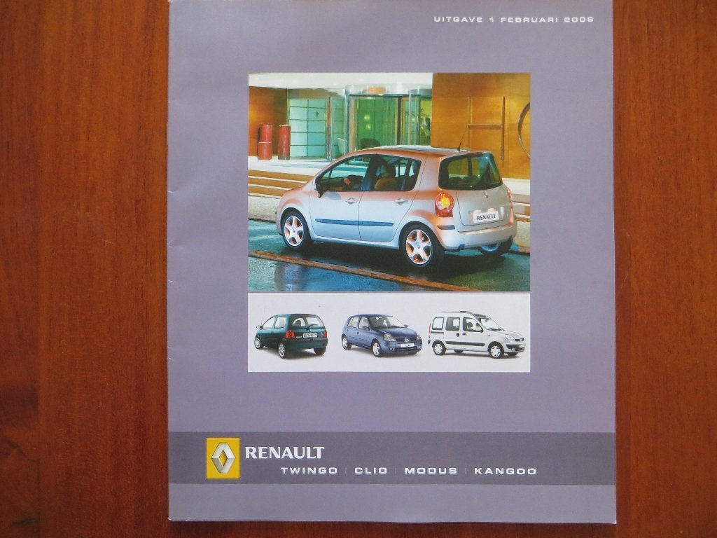 Renault Twingo Clio Modus Kangoo (febr. 2006), Ophalen of Verzenden, Nieuw, Renault