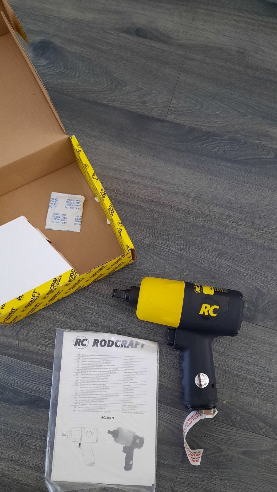 RC Rodcraft 2263TL slagmoersleutel 90Nm 1/2" pneumatisch, Ophalen of Verzenden, Nieuw