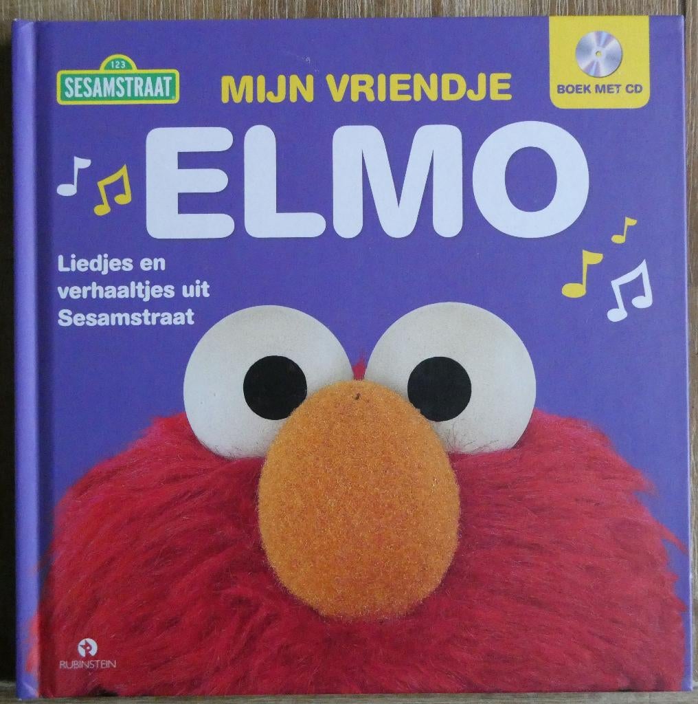 Mijn vriendje Elmo - Sesamstraat - boek met cd, Fictie algemeen, Jongen of Meisje, Ophalen of Verzenden, Sesamstraat