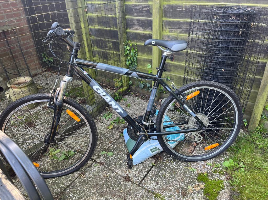 GIANT mountainbike/ citybike, Ophalen, Zo goed als nieuw, Staal, 24 inch of meer
