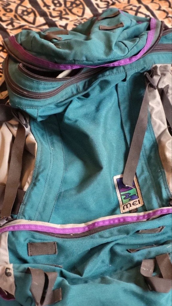 90s Vintage USA-Made MEI 70L Mountaineering Pack, Ophalen, Gebruikt, Overige merken, Trekking