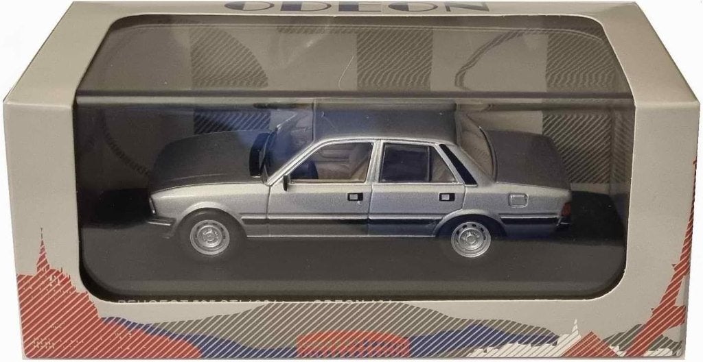 Odeon 1:43 Peugeot 505 GR 1982 grijs, limited 504 pcs, Overige merken, -, Nieuw, Ophalen of Verzenden