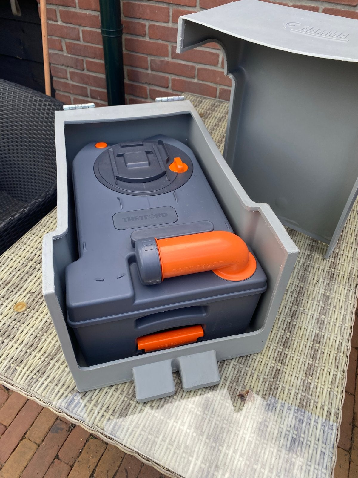 Fiamma Porta Potti Box voor een Thetford Cassettetoilet, Ophalen, Gebruikt