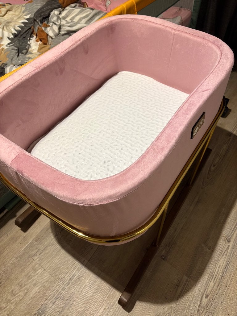 Roze goud wieg Asir wieg, Kinderen en Baby's, Babywiegjes en Ledikanten, Ophalen of Verzenden, Zo goed als nieuw, Wieg