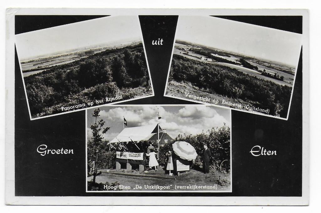 Elten gelopen Ansichtkaart ( B7260 ), Ophalen of Verzenden, 1940 tot 1960, Gelopen