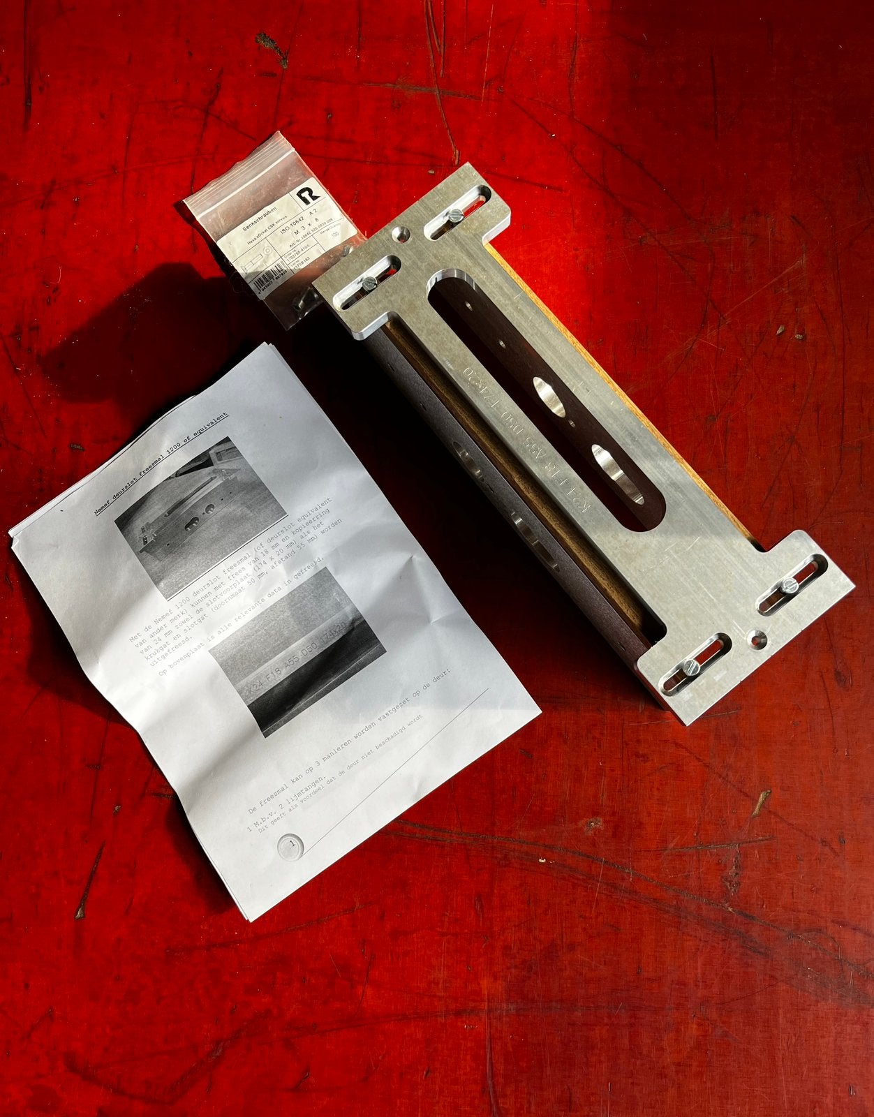 Nemef 1200 deurslotfreesmal (nieuw), Ophalen of Verzenden, Nieuw, Rvs, Slot