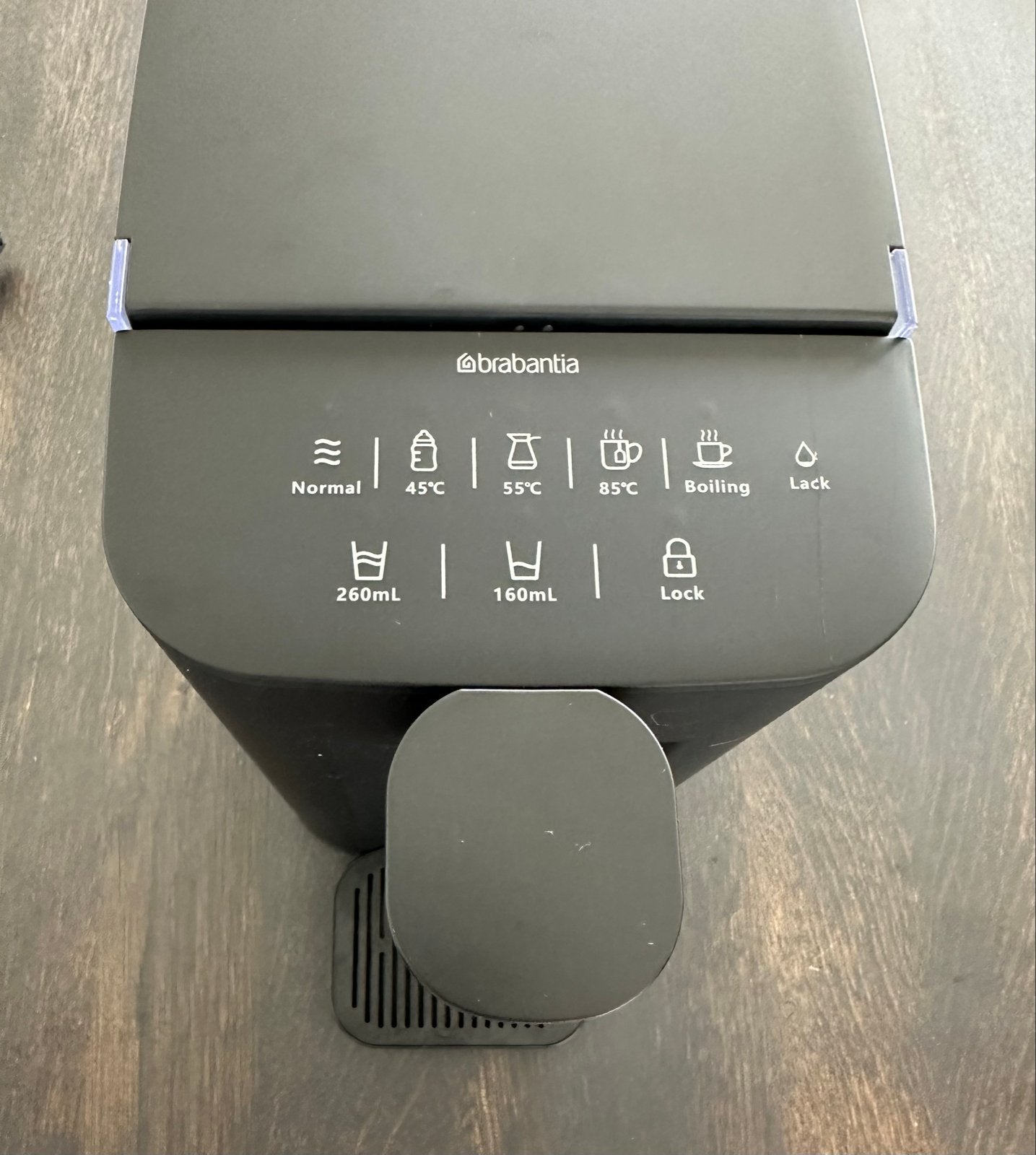 Brabantia heet water dispenser - Zo goed als nieuw, 1 tot 2 liter, Ophalen of Verzenden, Zo goed als nieuw