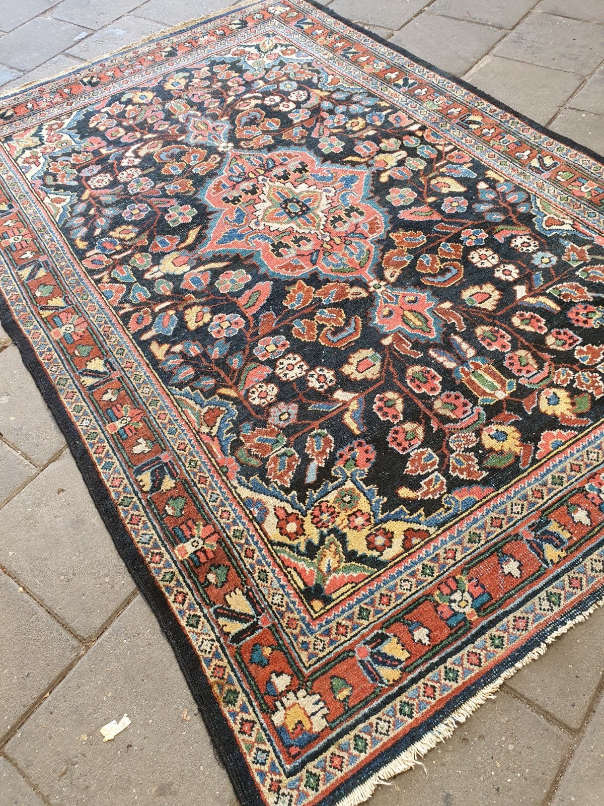 perzisch tapijt 210x135 cm. Istafan, Iraans, Gebruikt, 100 tot 150 cm, 200 cm of meer
