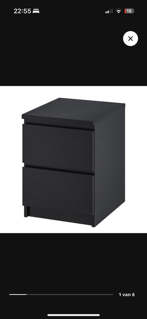 Malm lade kastjes ikea, Huis en Inrichting, Kasten | Schoenenkasten, Ophalen, Gebruikt
