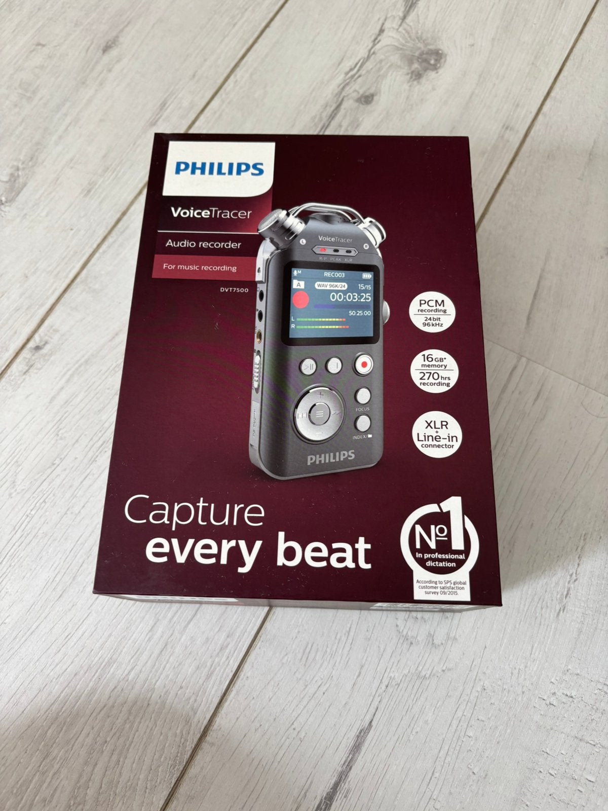 Philips VoiceTracer DVT 7500 (Nieuw in doos), Ophalen of Verzenden, Nieuw