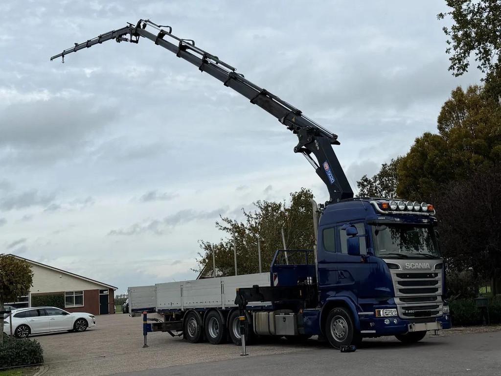 Scania R450 8X4 TRIPLE !EURO6! 50TM/JIB/!TOP!ROOF/DACH/MONTA, Auto's, Vrachtwagens, Bedrijf, Cruise Control, Elektrische ramen