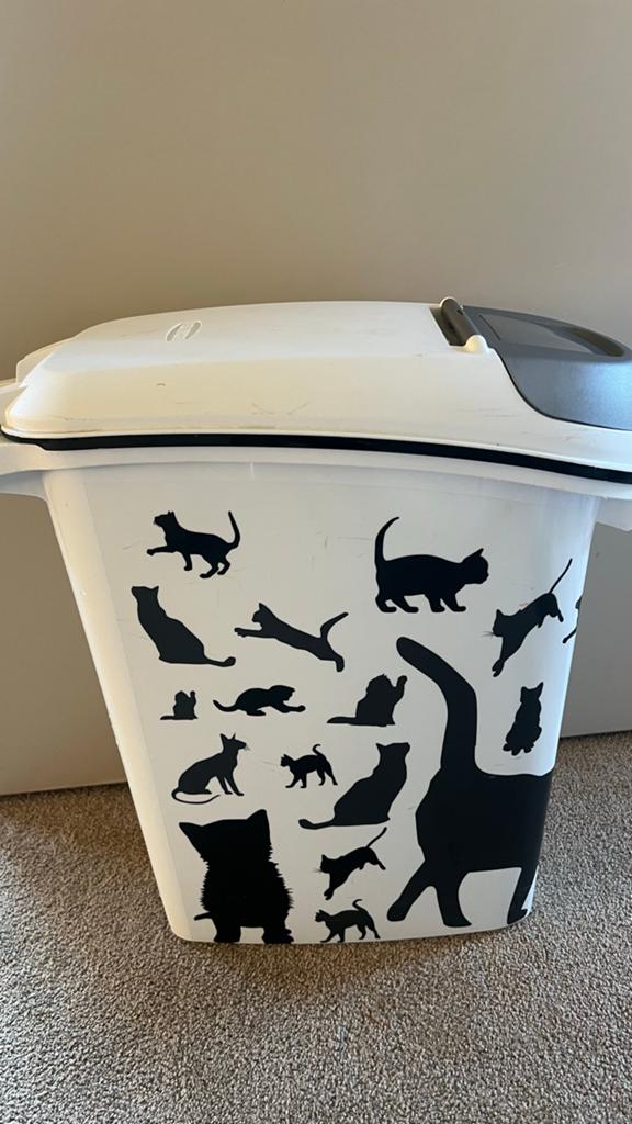 Curver Voedselcontainer - Silhouette Kat - 23 L/10kg, Dieren en Toebehoren, Dierenvoeding, Ophalen of Verzenden, Kat