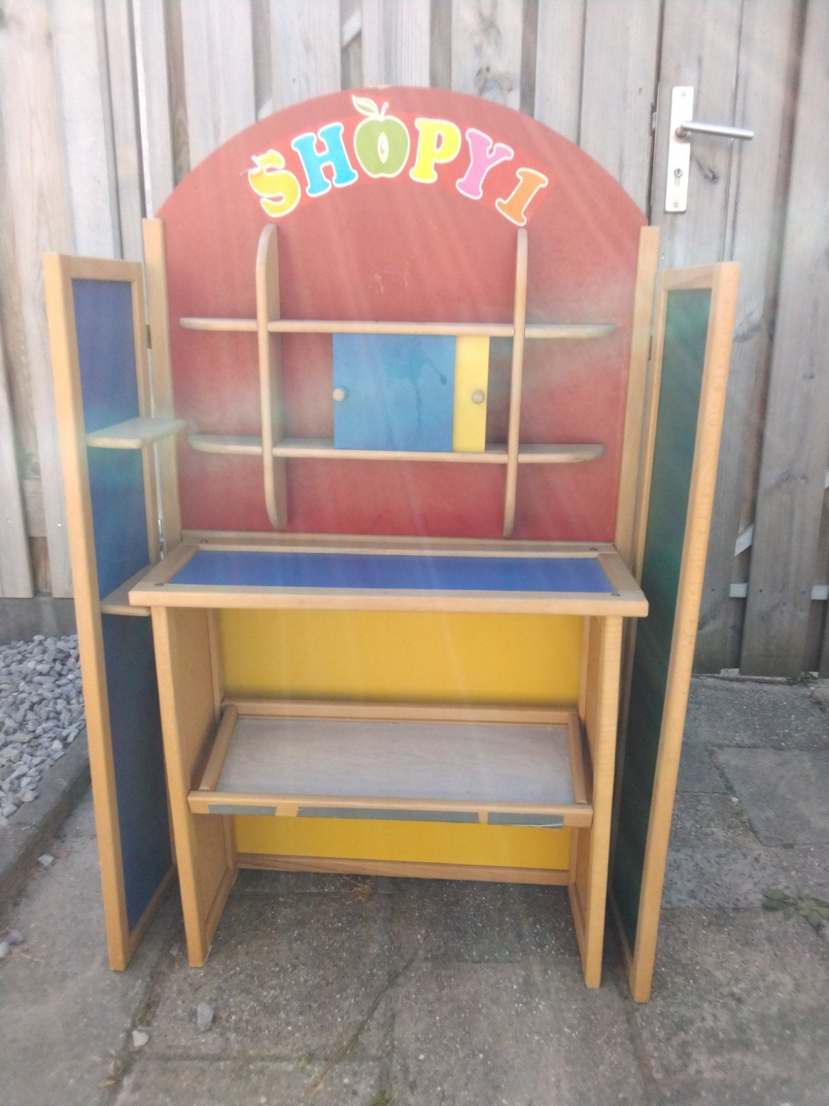 Houten speelgoedwinkel 'Shopyi' voor kinderen, Ophalen, Gebruikt, Jongen of Meisje