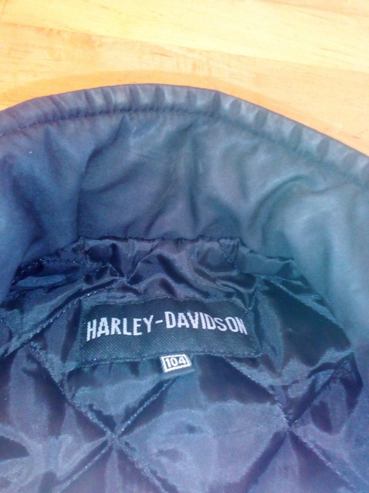 Harley-Davidson jas maat 104 - rits defect, Kinderen en Baby's, Ophalen, Gebruikt, Jongen, Harley-Davidson
