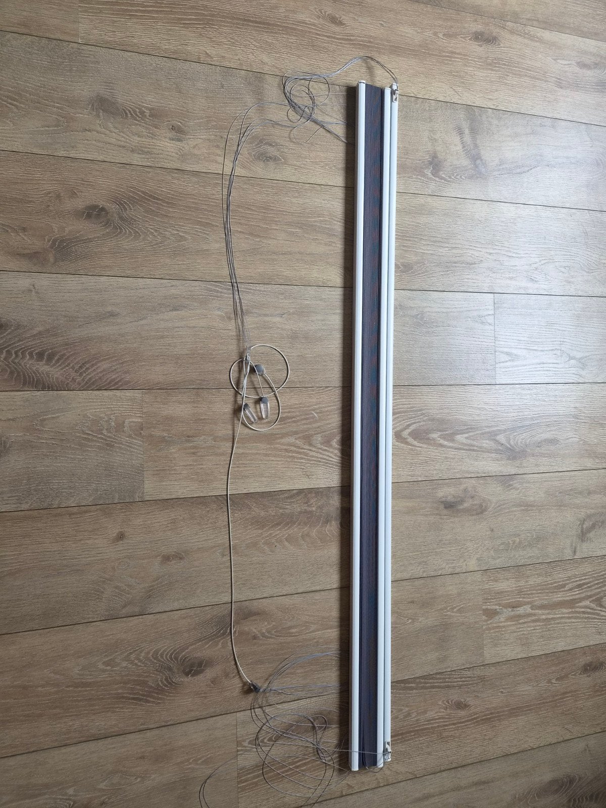 Plisségordijn 140cm breed, gebruikt, goede staat, Ophalen, Gebruikt, Grijs