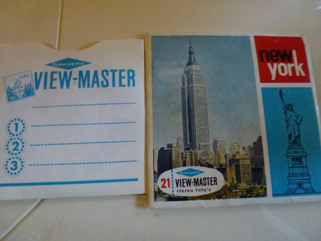 View-Master 3 schijfjes1960's NEW YORK CITY 3d, Verzamelen, Ophalen of Verzenden, Gebruikt